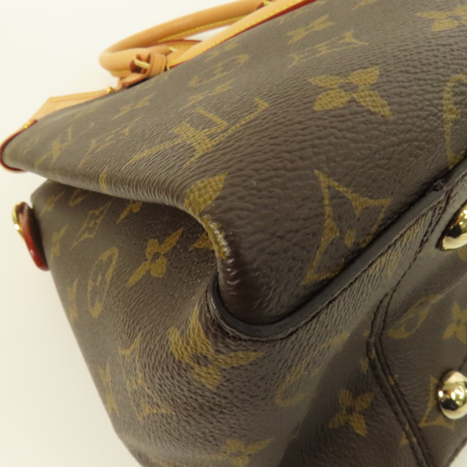 LOUIS VUITTON Monogram Soufflot MM金扣手挽肩背兩用袋