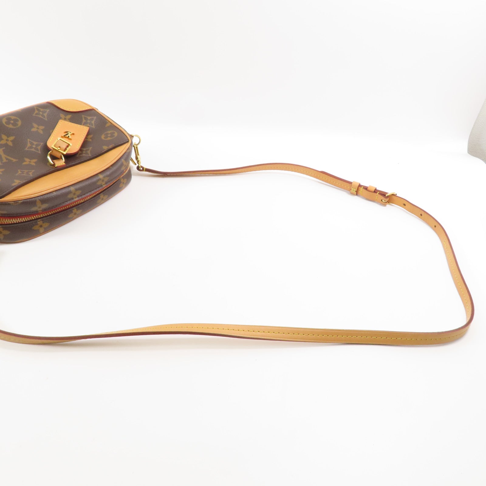 LOUIS VUITTON LV GHW Deauville Mini Shoulder Bag M45528 Monogram Brown