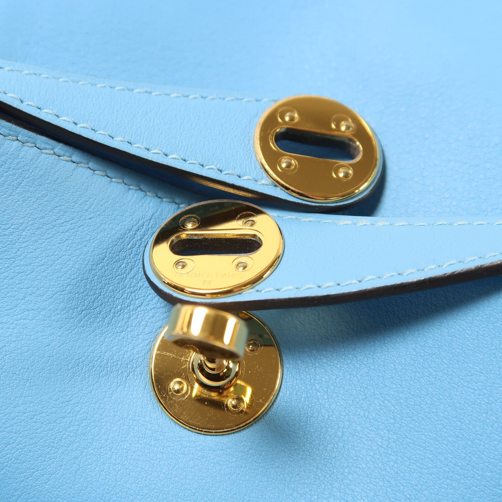 HERMES Swift皮革Mini Lindy金扣手挽肩背兩用袋