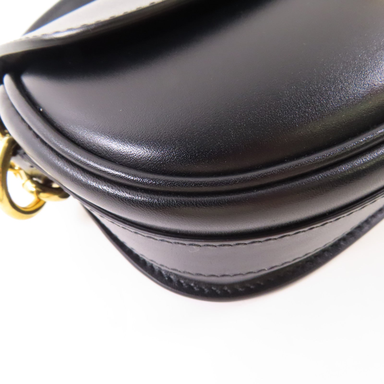 Dior 牛皮皮革Mini Bobby金扣肩背袋