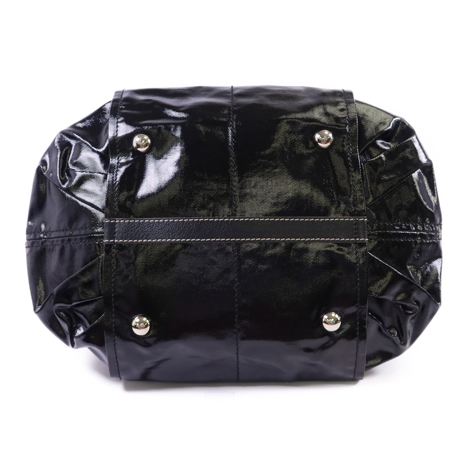 TOD'S 塗層帆布Shoulder Bag銀扣肩背袋