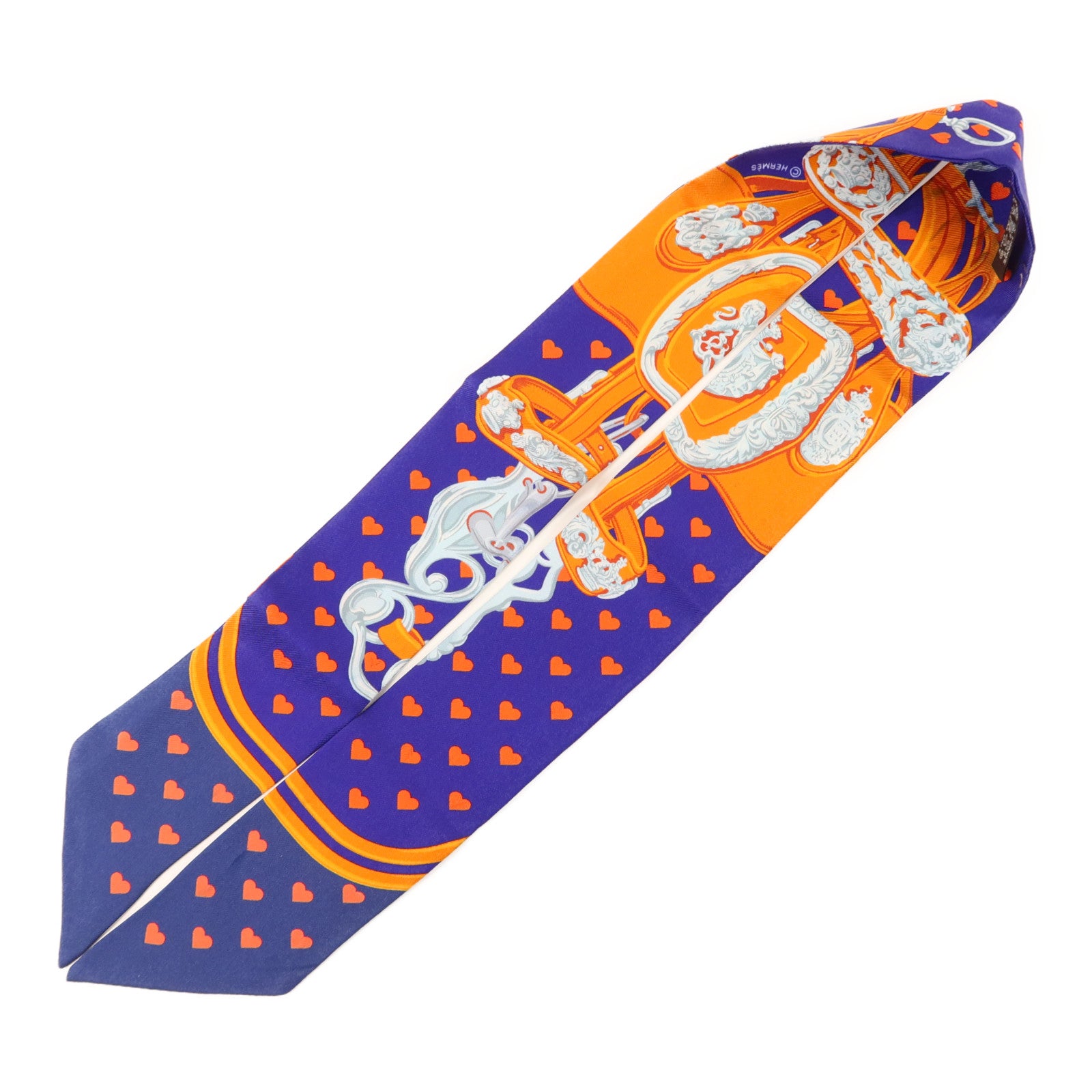 HERMES 絲質Twilly絲巾