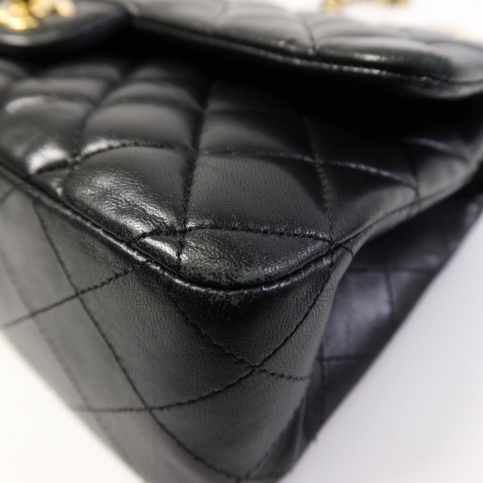 CHANEL 羊皮皮革Classic 25鏈帶手挽肩背兩用袋