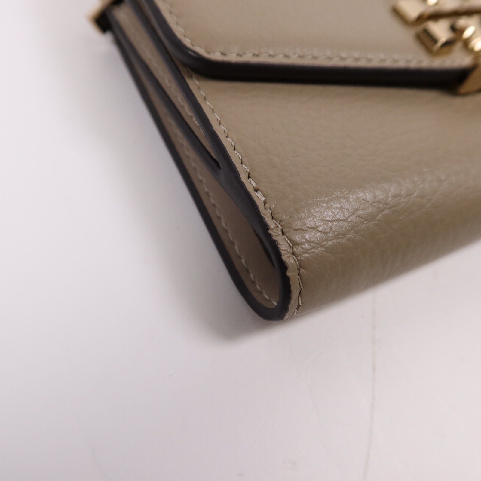 Tory Burch 羊皮皮革Wallet金扣錢包