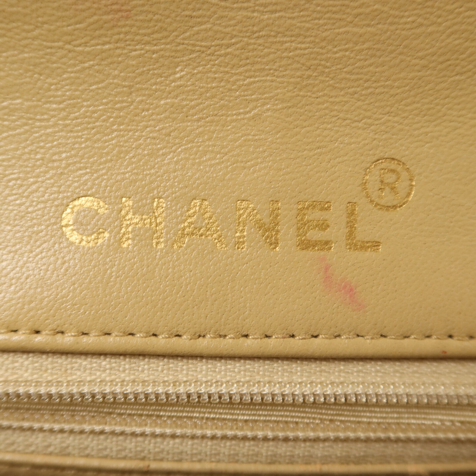 CHANEL 羊皮皮革Vintage Chain Shoulder鏈帶肩背袋