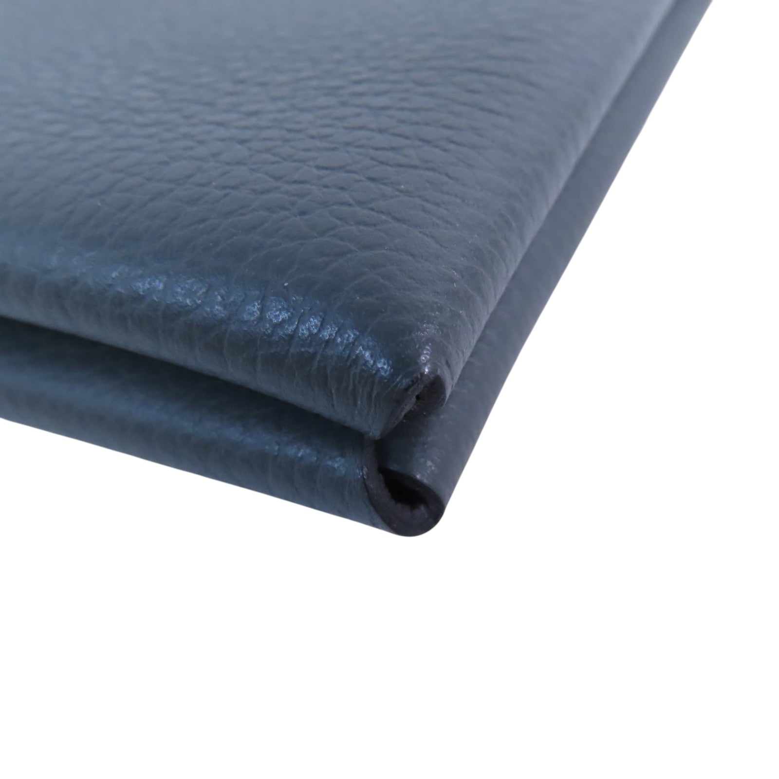 HERMES Evercolor皮革Calvi Card Case銀扣卡套