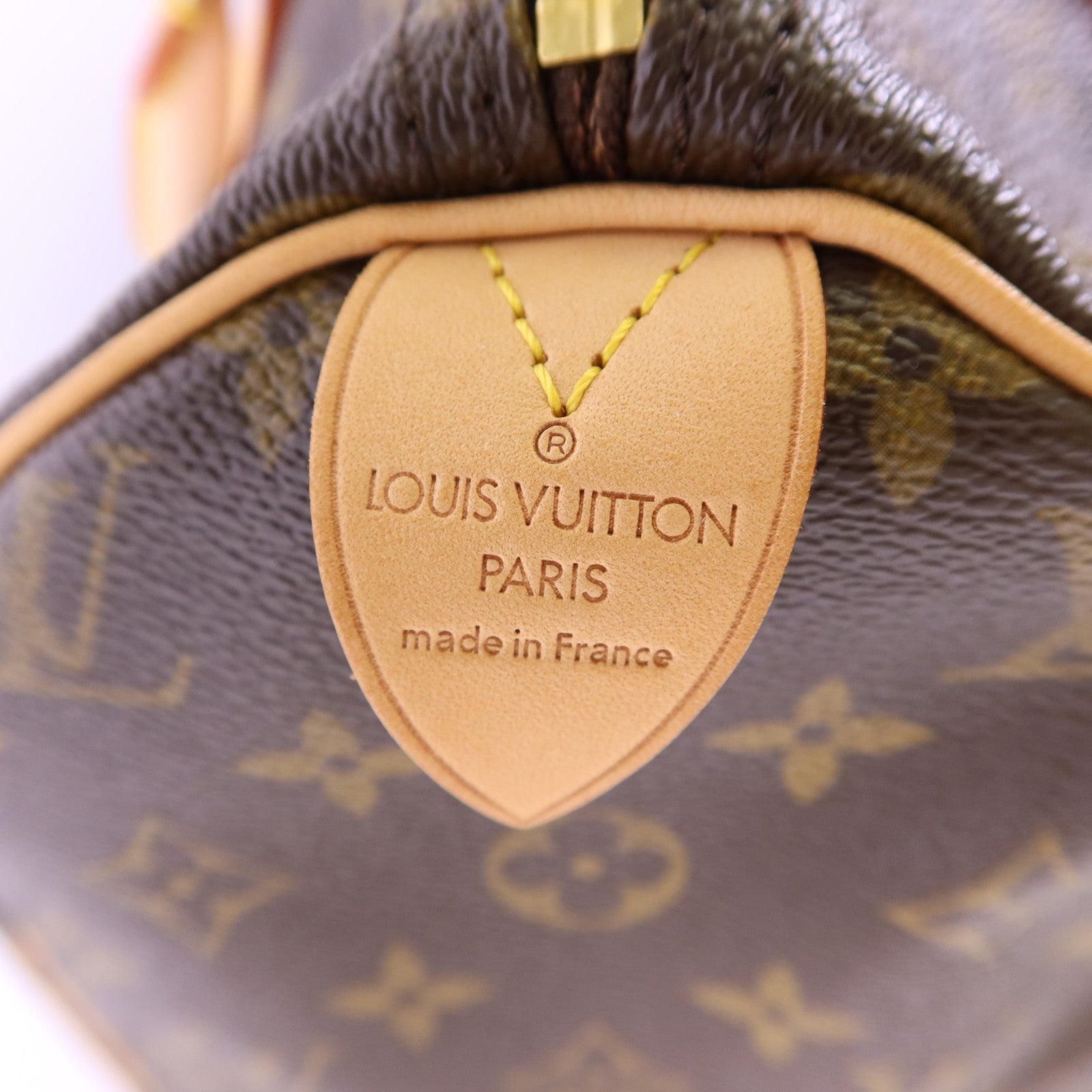 LOUIS VUITTON Monogram Speedy 30金扣手挽袋