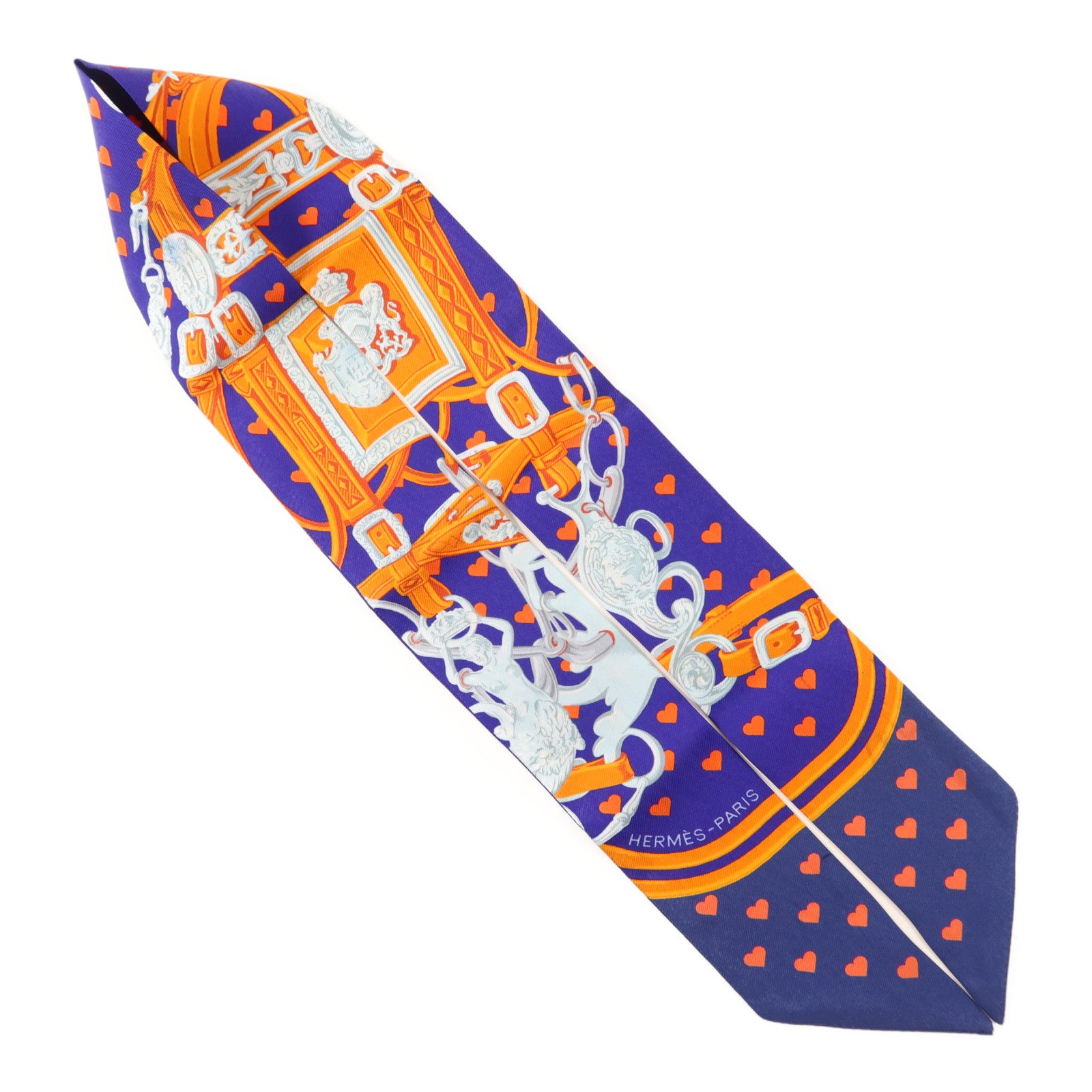 HERMES 絲質Twilly絲巾