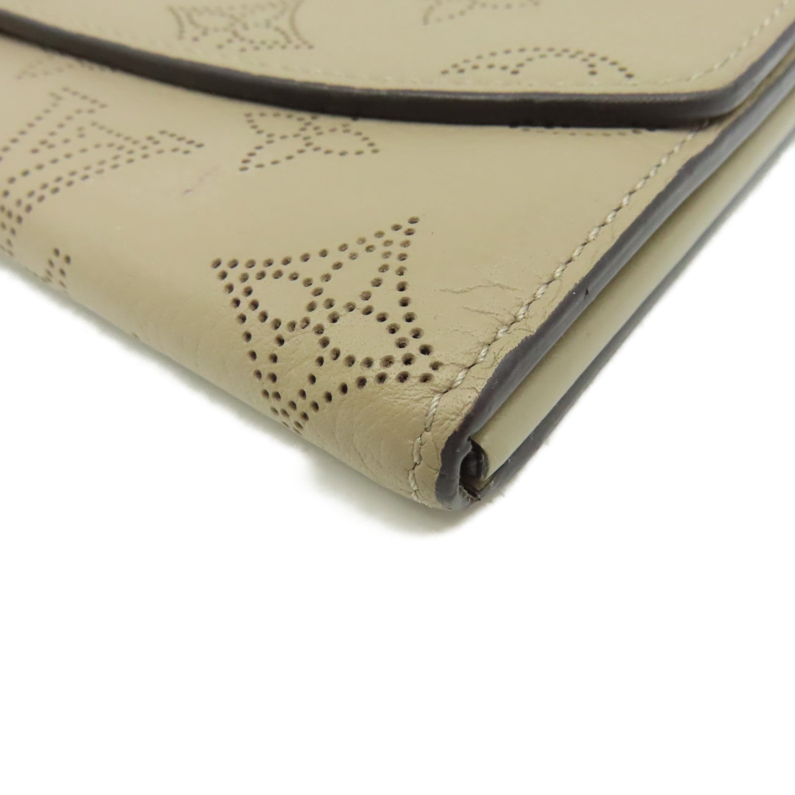 LOUIS VUITTON 【激減優惠】Mahina Portefeuille Iris Long Wallet長錢包杏色