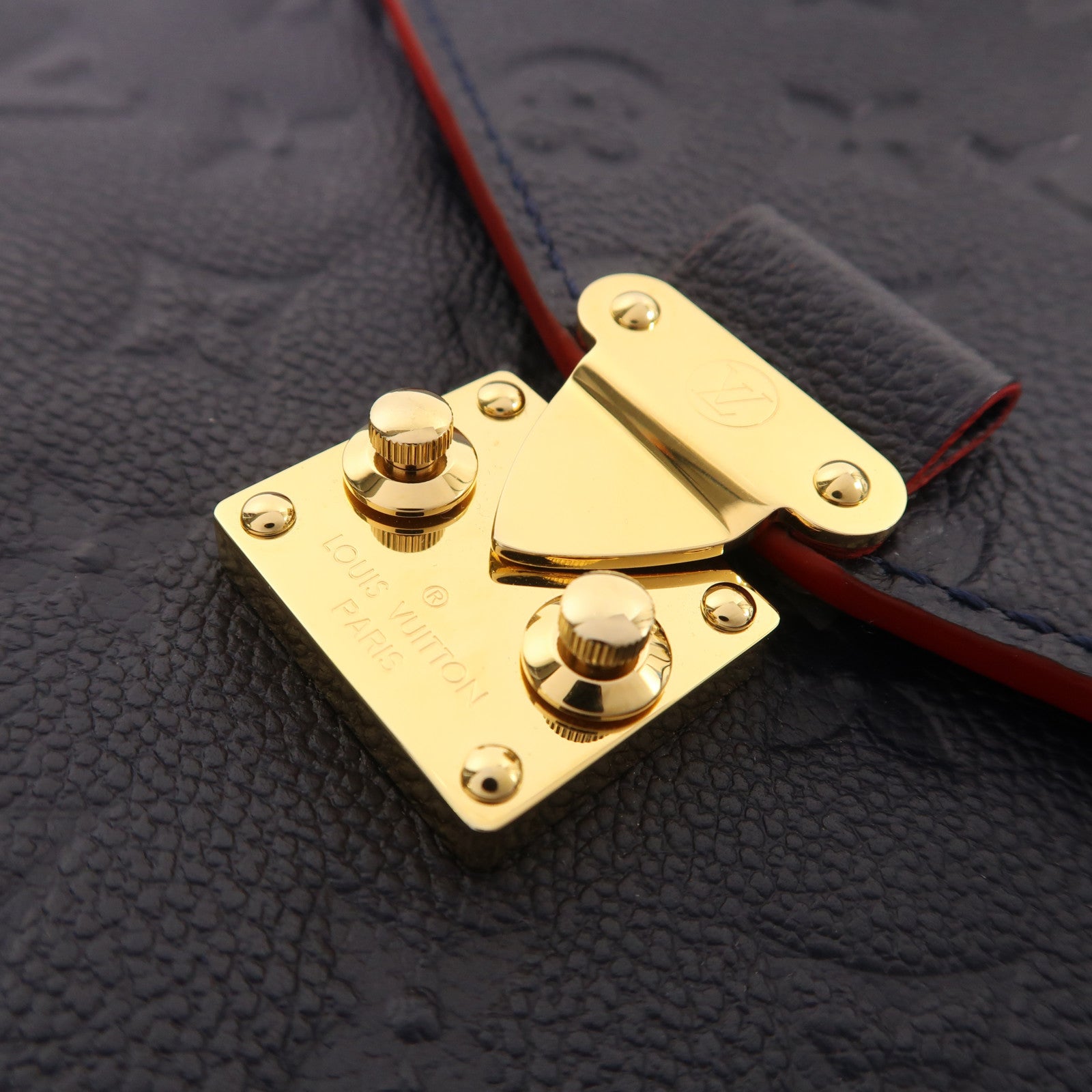 LOUIS VUITTON Monogram Empreinte Pochette Metis金扣手挽肩背兩用袋