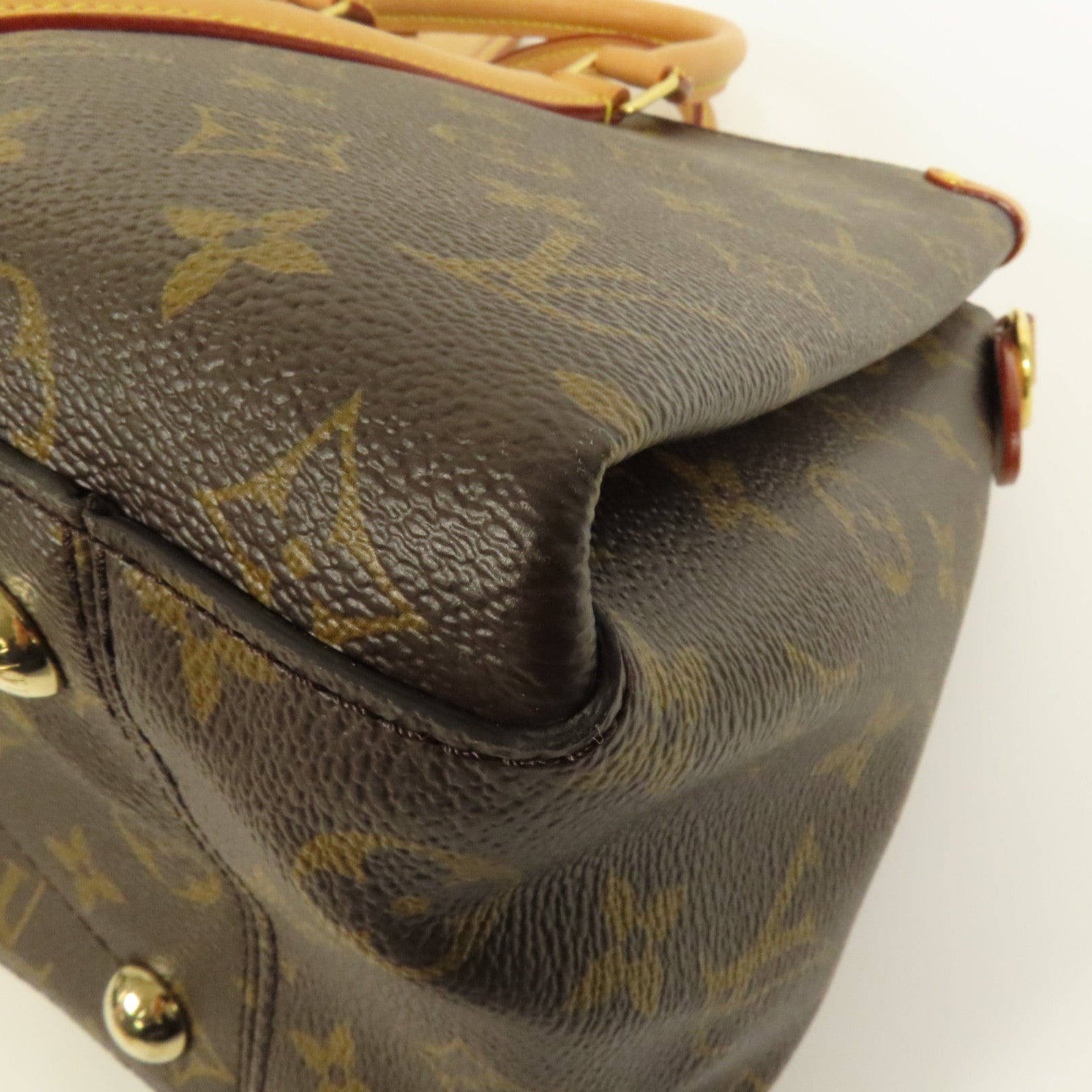 LOUIS VUITTON Monogram Soufflot MM金扣手挽肩背兩用袋
