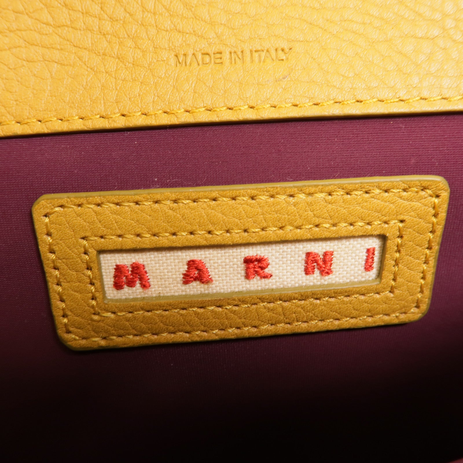 SELECTION 牛皮皮革Marni Trunk肩背袋