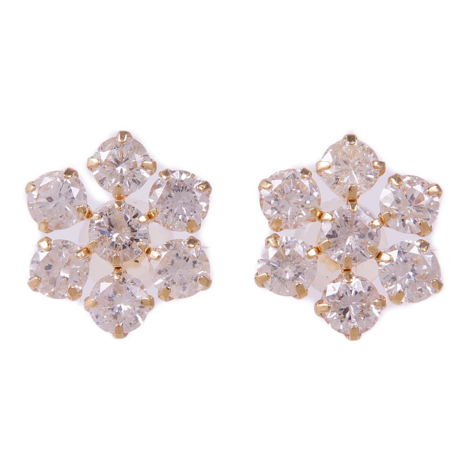 JEWELRY 18K黃金Diamond Earrings鑽石耳環