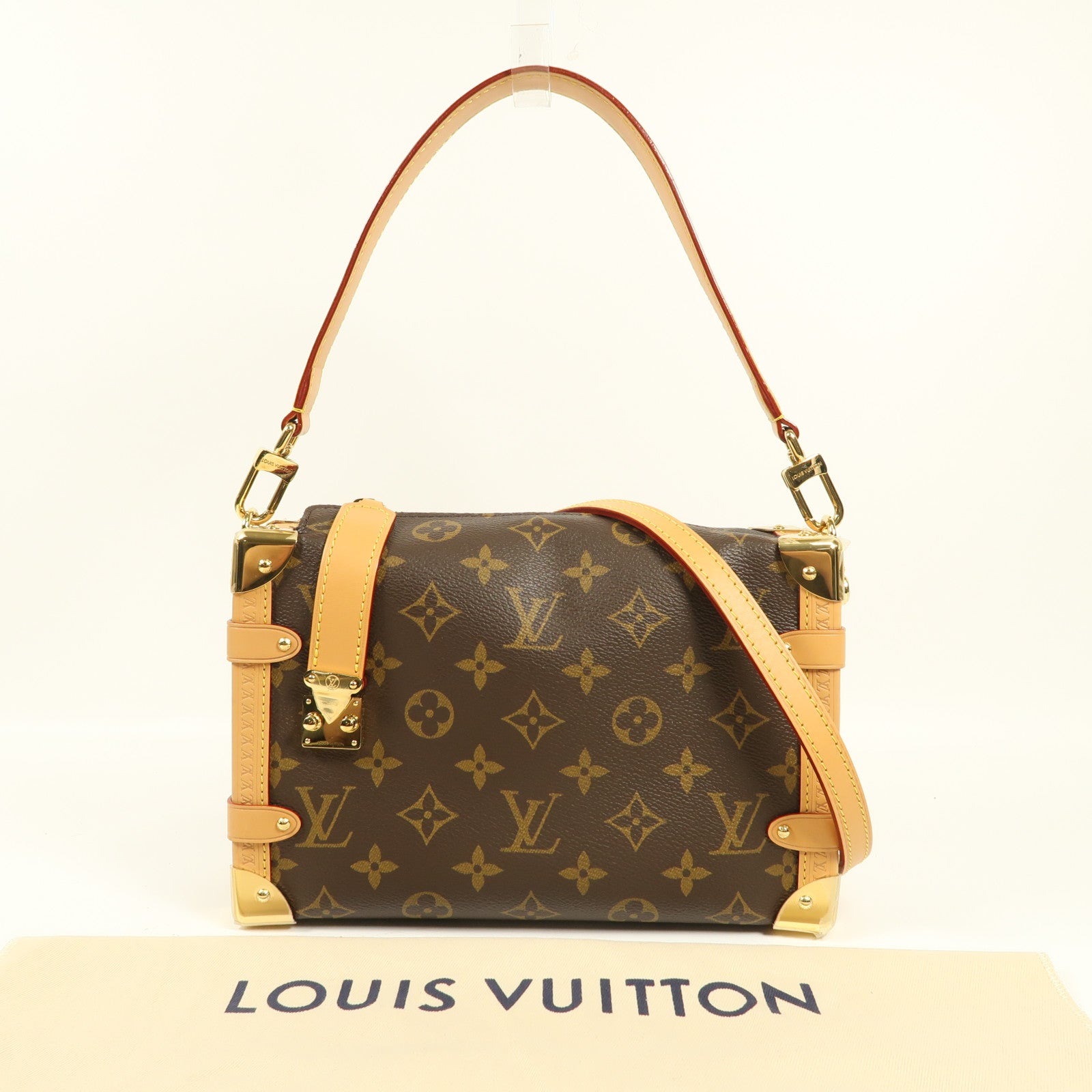 LOUIS VUITTON LV GHW Side Trunk 2way Shoulder Bag M46358 Monogram Brown