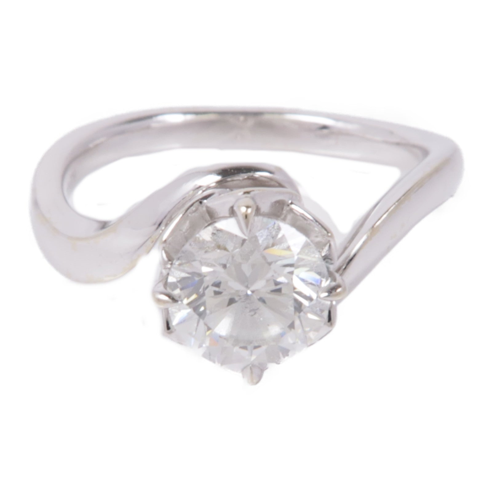 JEWELRY 【激減優惠】18K白金Diamond Ring鑽石戒指US#7.75