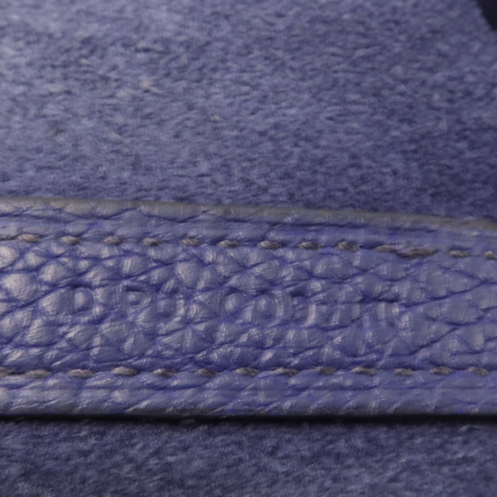 HERMES Maurice皮革Picotin MM手挽袋Blue Saphir