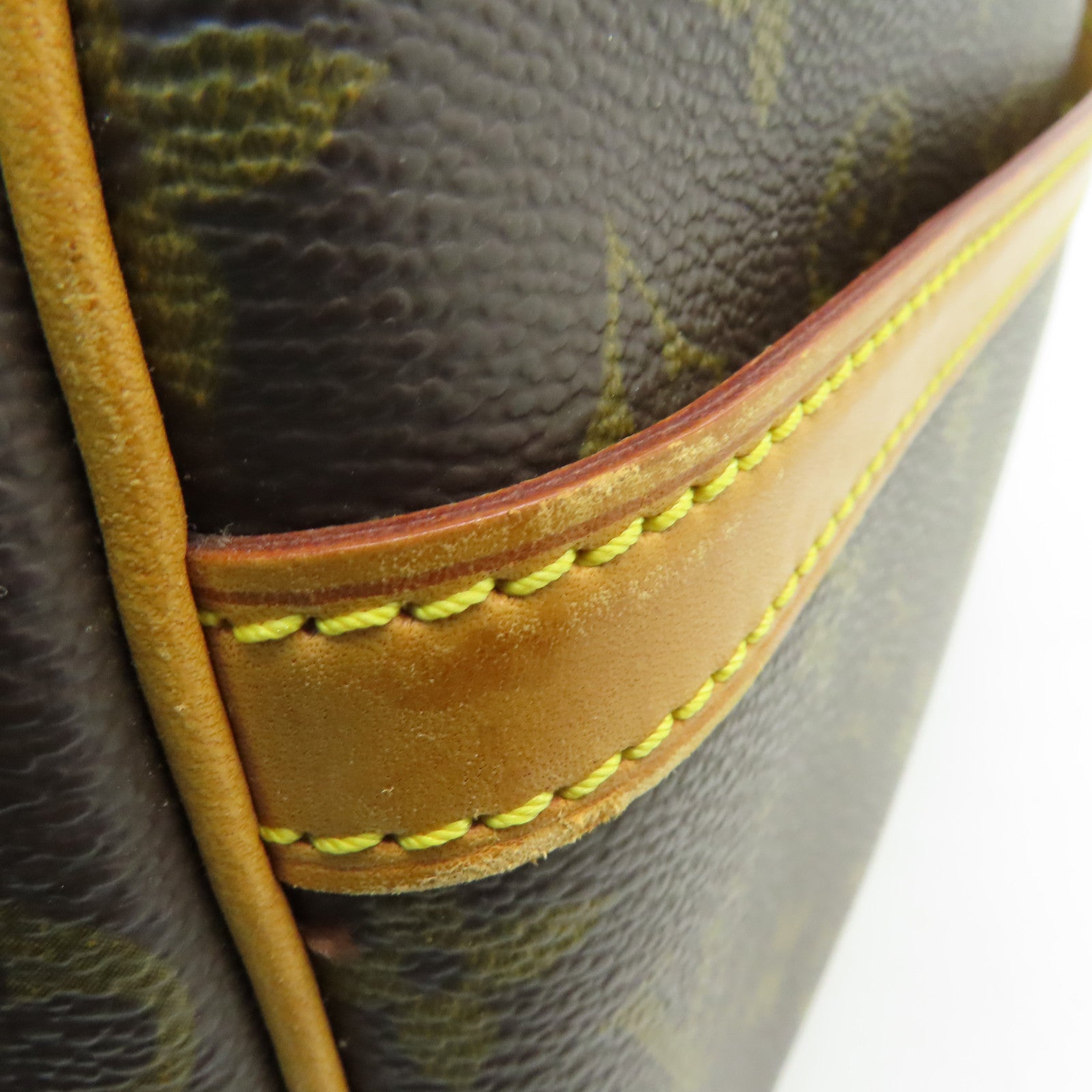LOUIS VUITTON Monogram Reporter金扣肩背袋啡色