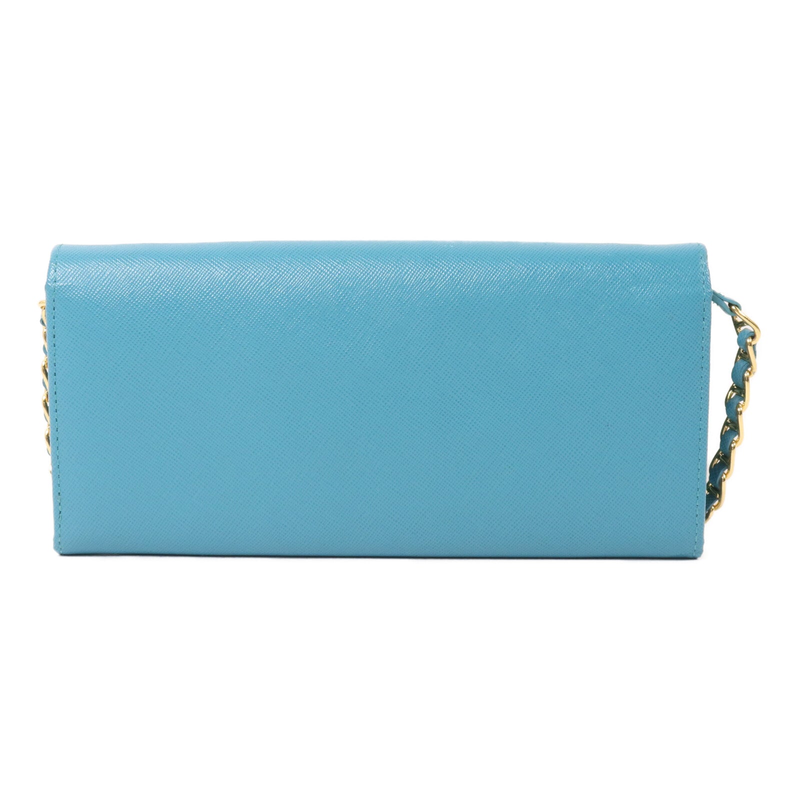 PRADA Saffiano皮革Wallet On Chain鏈帶肩背袋