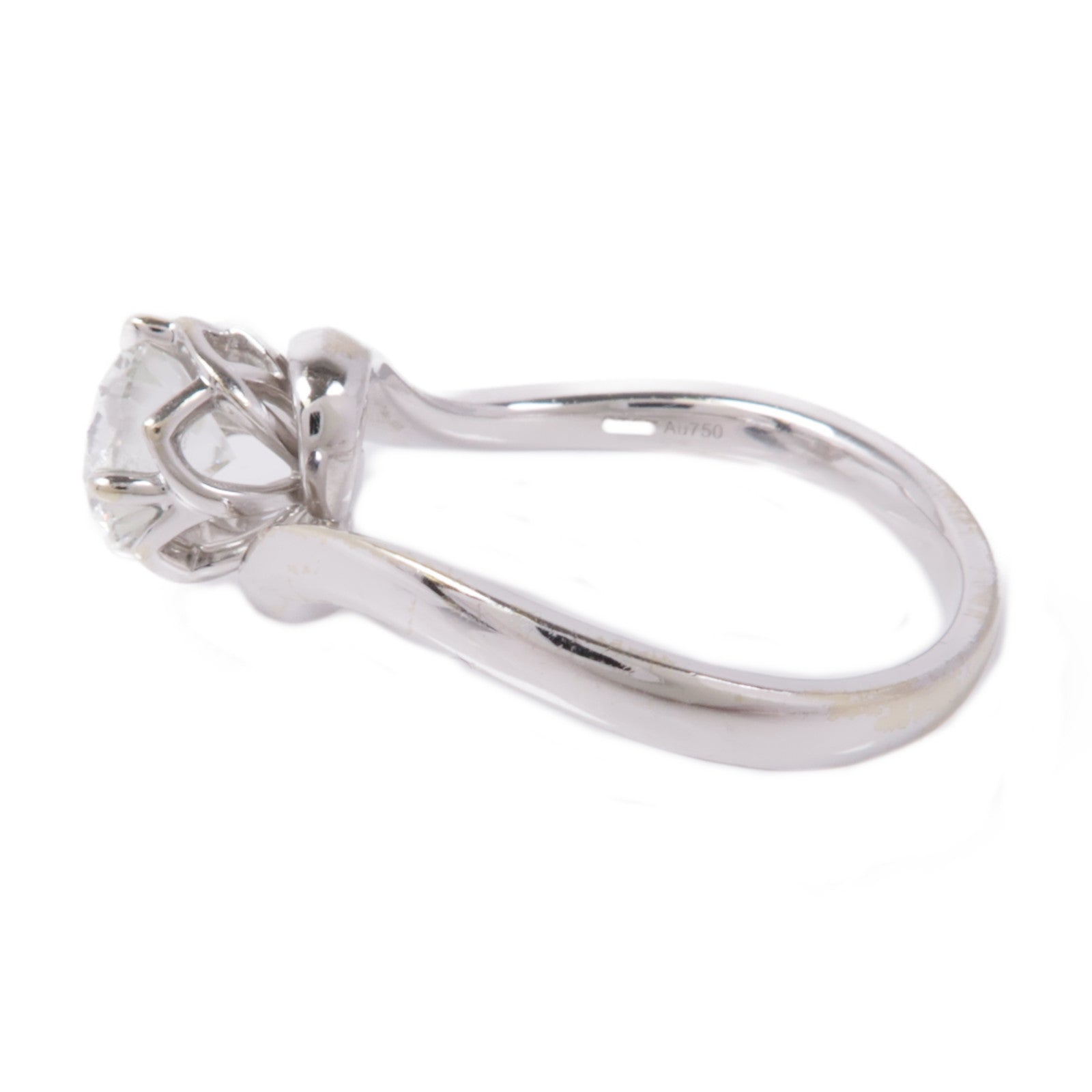 JEWELRY 【激減優惠】18K白金Diamond Ring鑽石戒指US#7.75