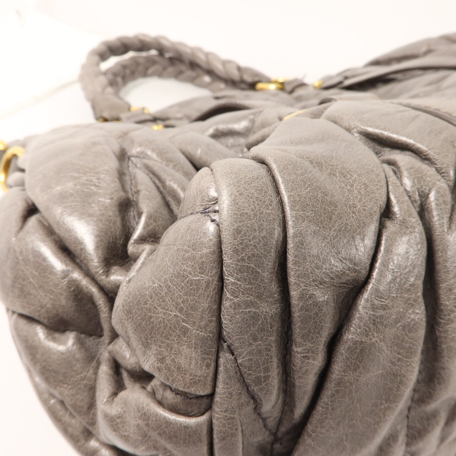 Miu Miu 牛皮皮革2 Way Shoulder Bag手挽肩背兩用袋