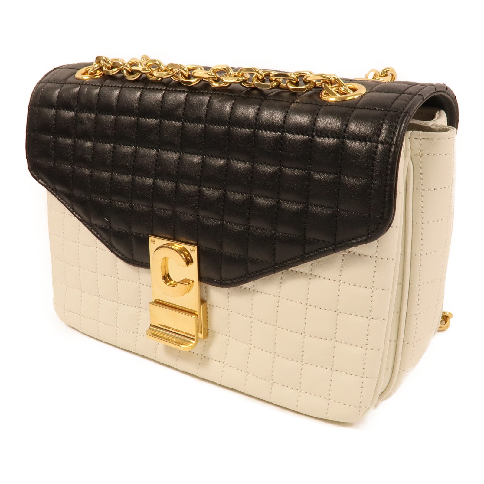 CELINE 牛皮皮革C Bag肩背袋