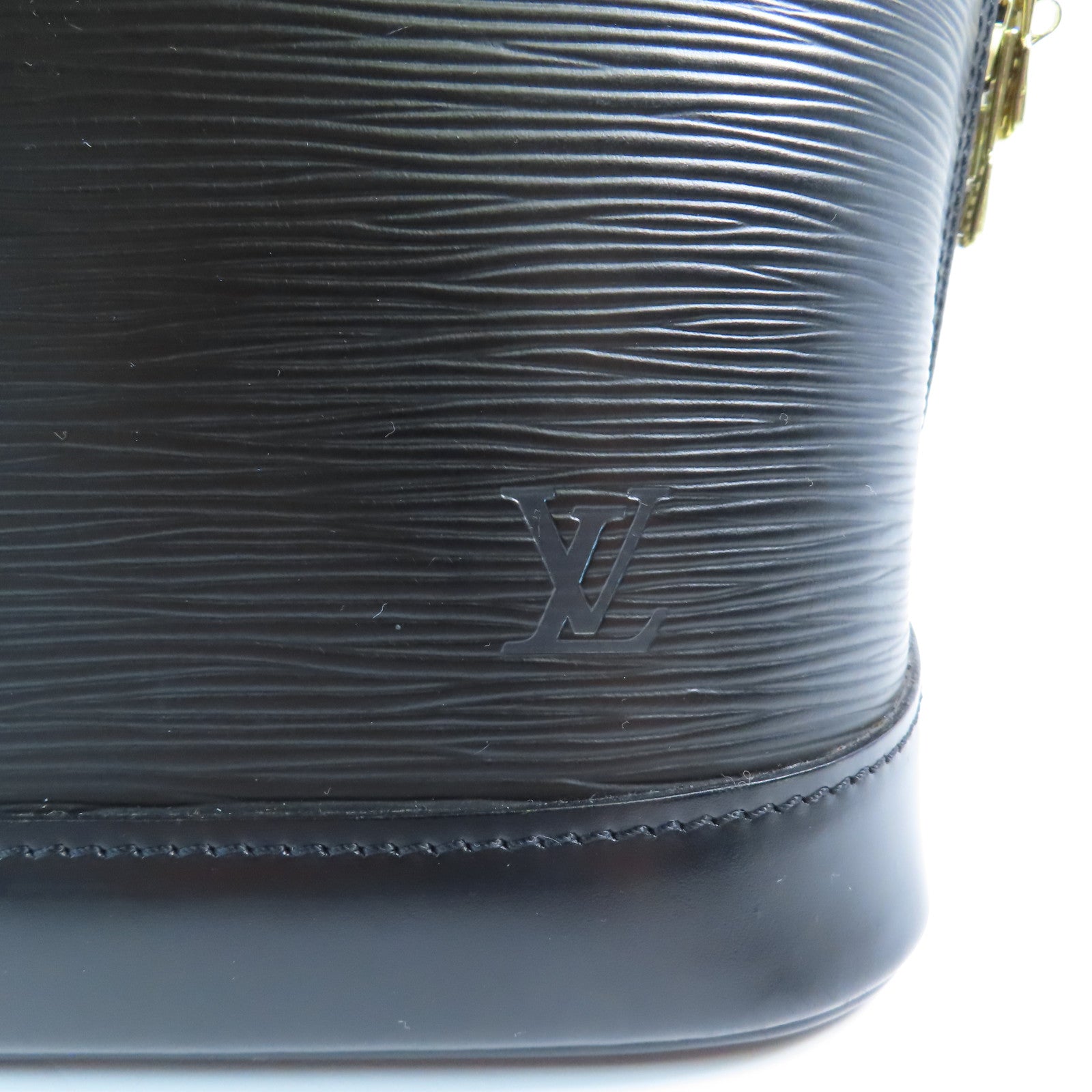 LOUIS VUITTON Epi Alma PM金扣手挽袋