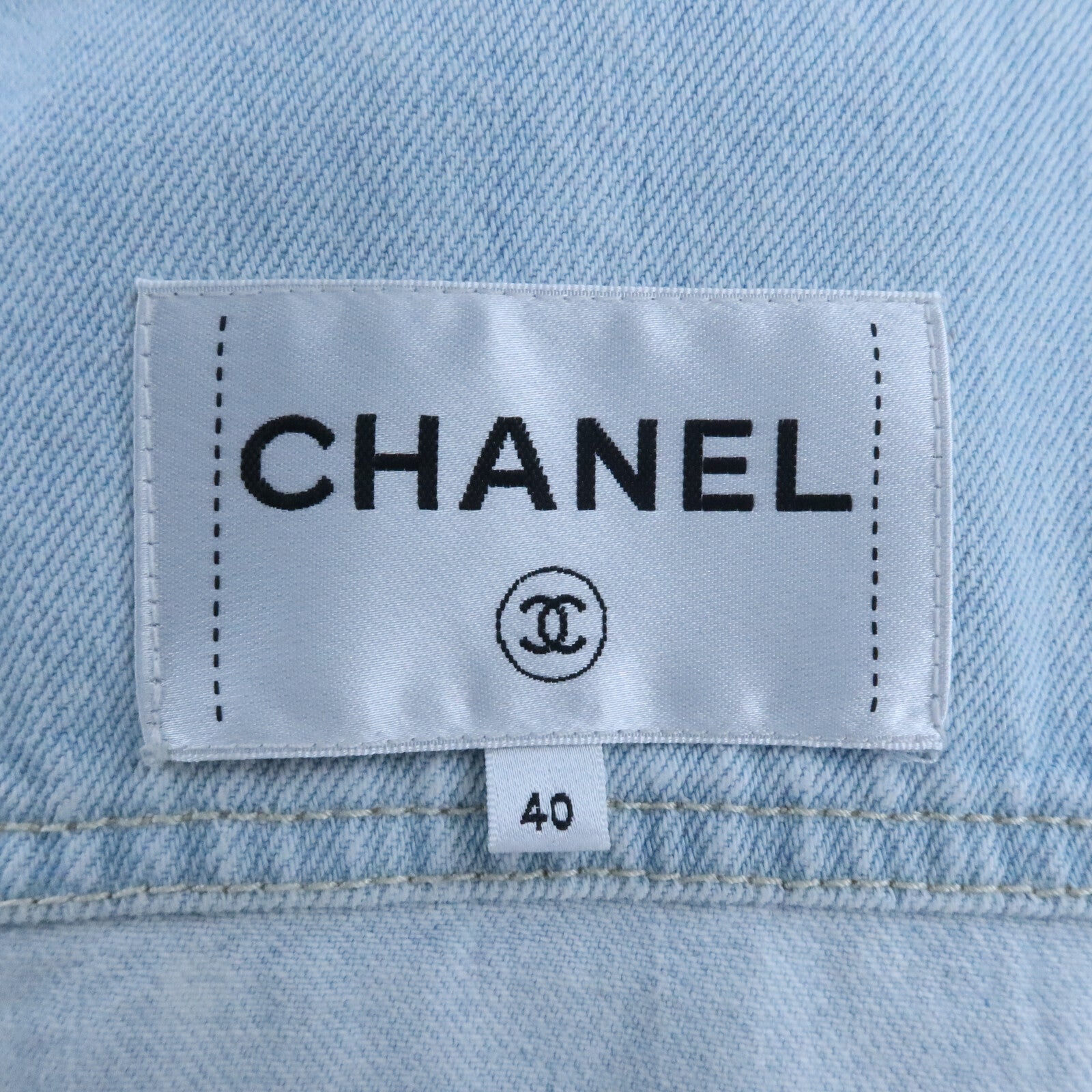 CHANEL Cotton Denim Jacket
