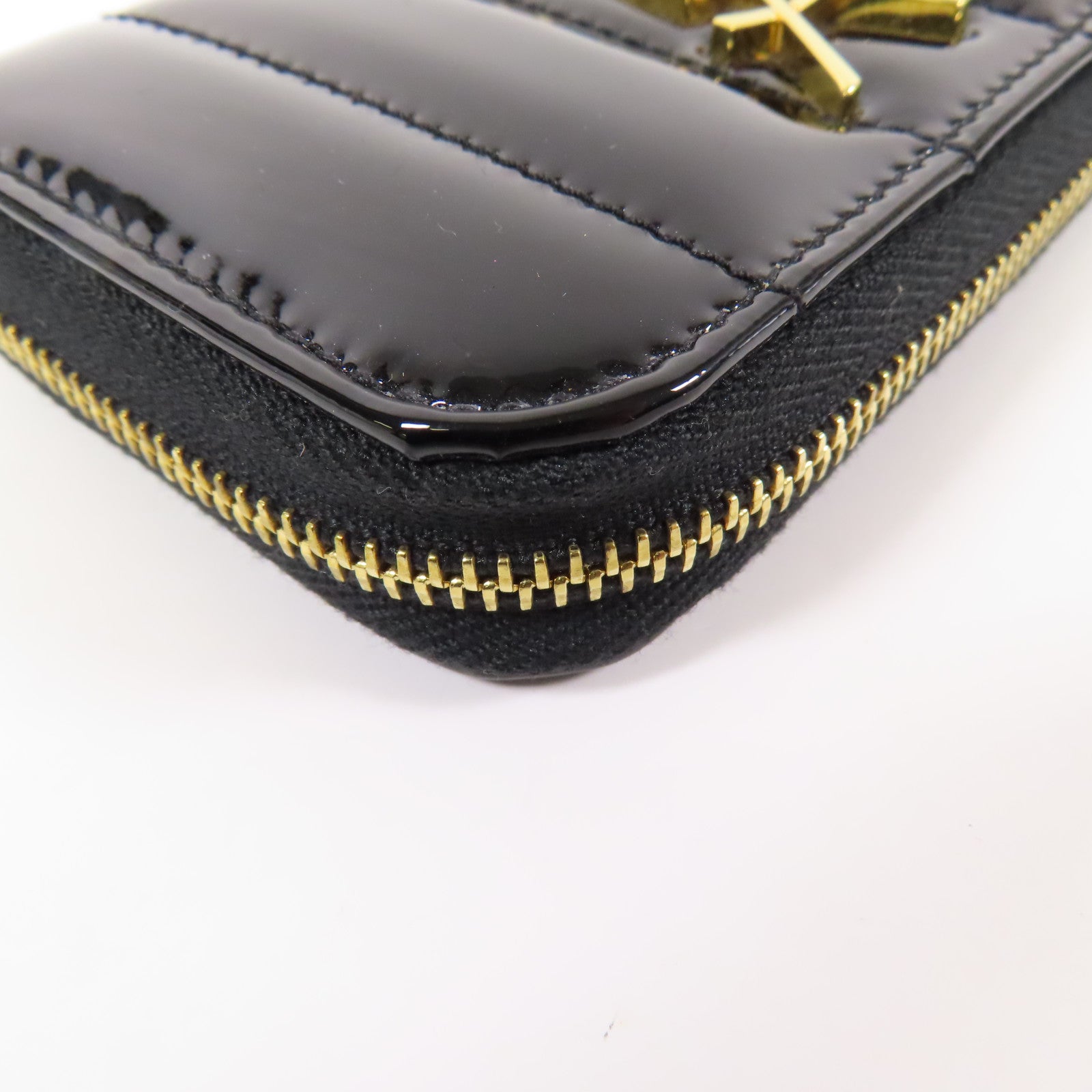 SAINT LAURENT 漆皮皮革Card Case金扣卡片套
