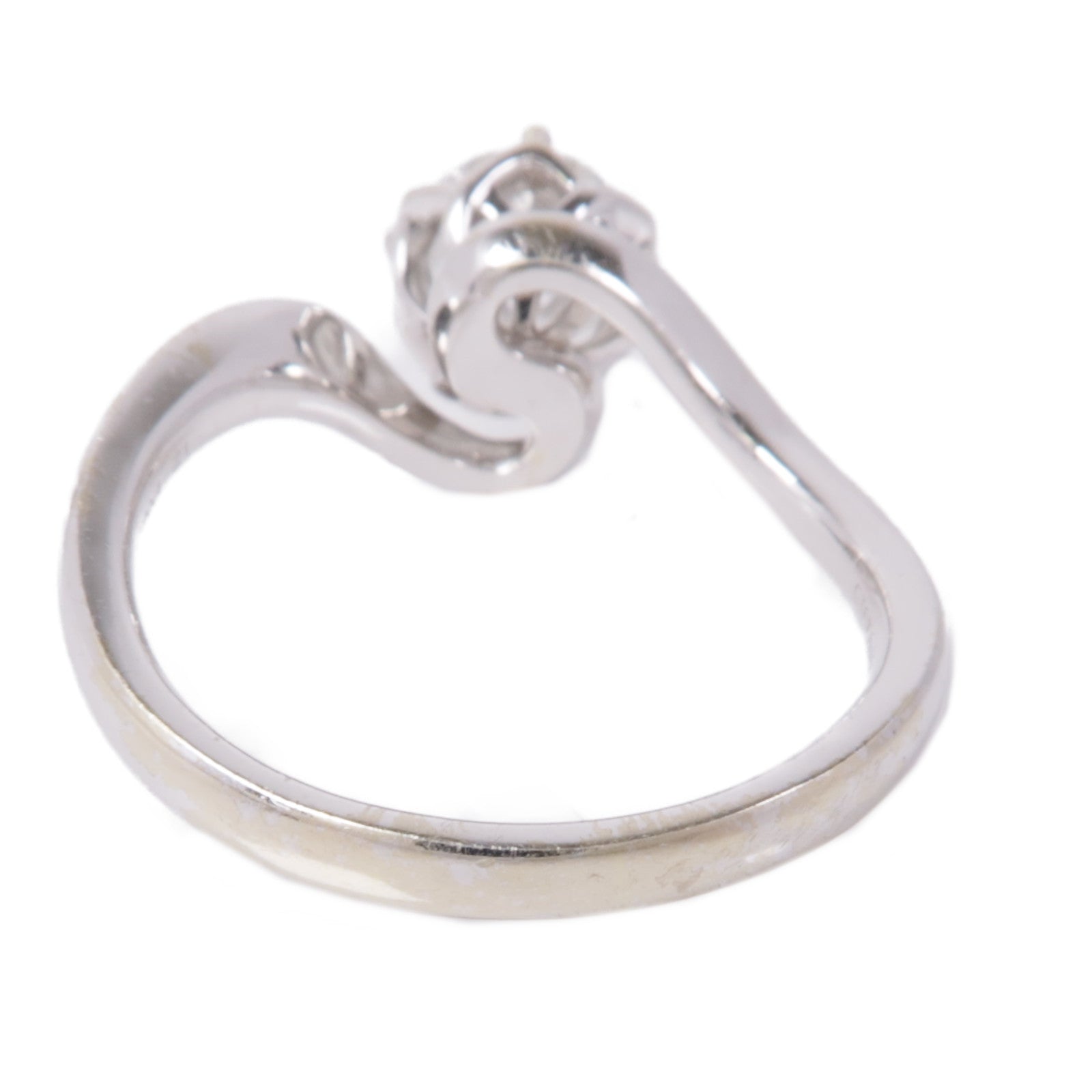 JEWELRY 【激減優惠】18K白金Diamond Ring鑽石戒指US#7.75