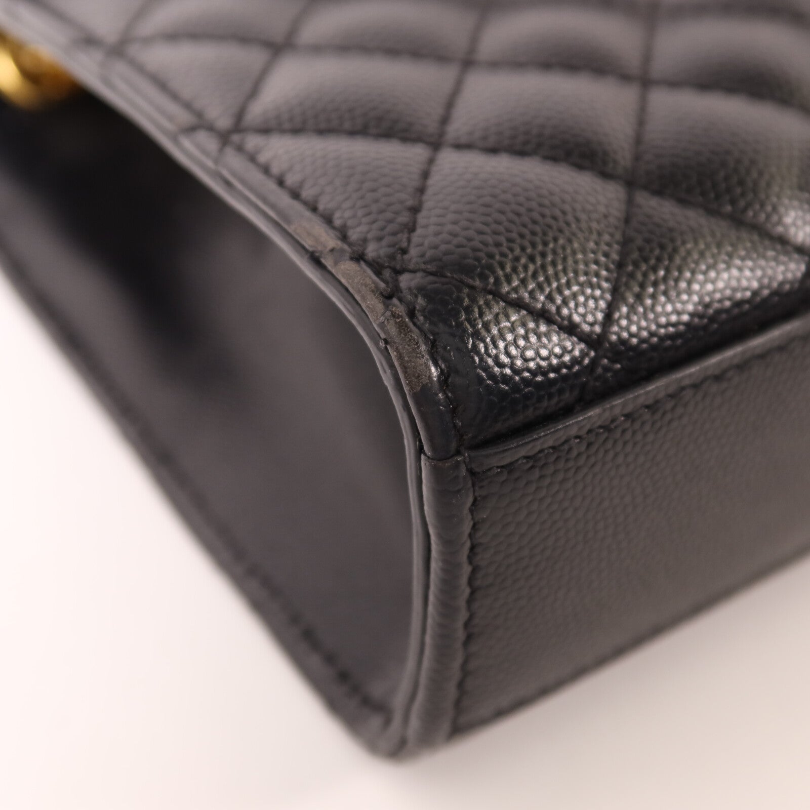 SAINT LAURENT 牛皮皮革Envelop Medium金扣鏈帶肩背袋