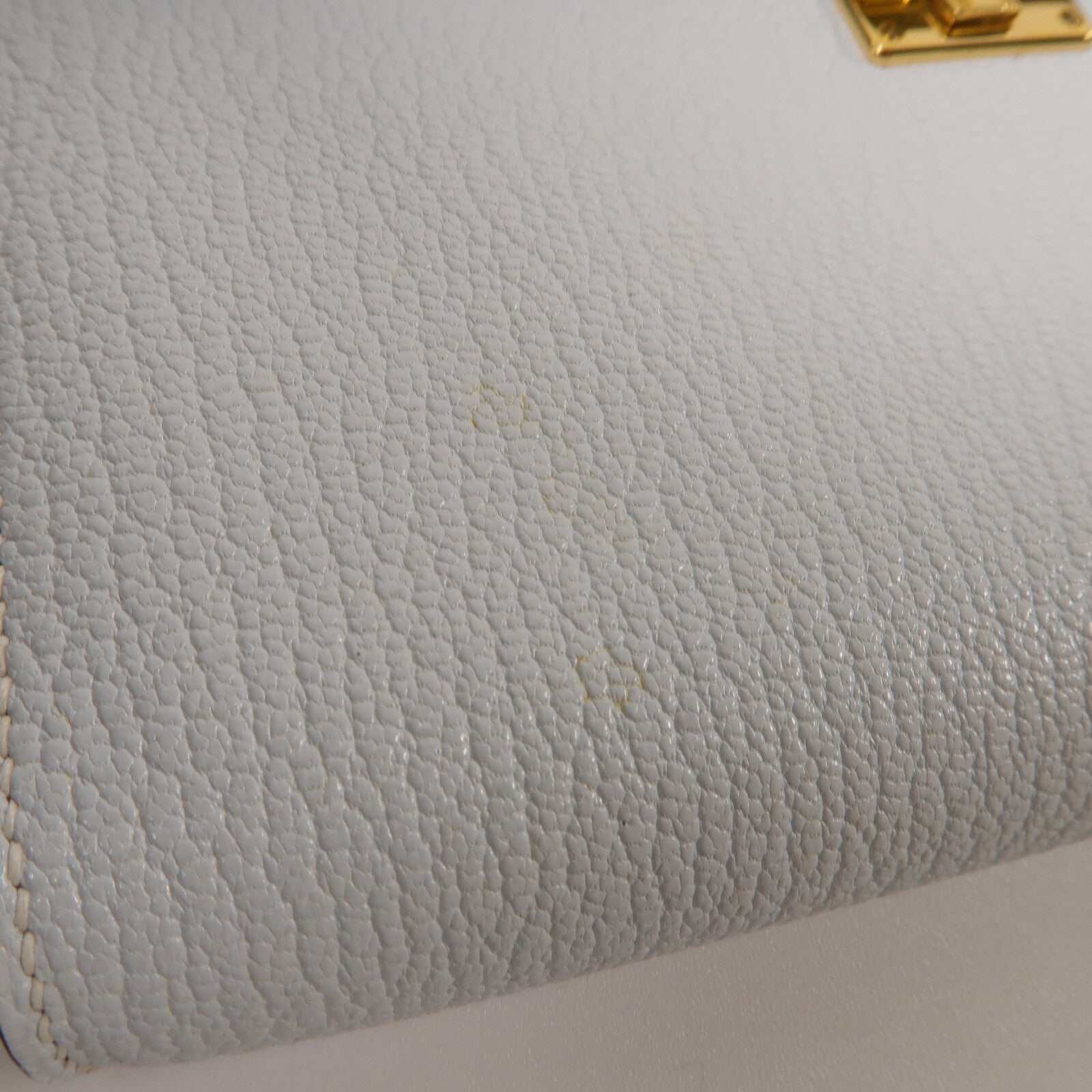 HERMES Chevre皮革Clic 16肩背袋Bleu Brume