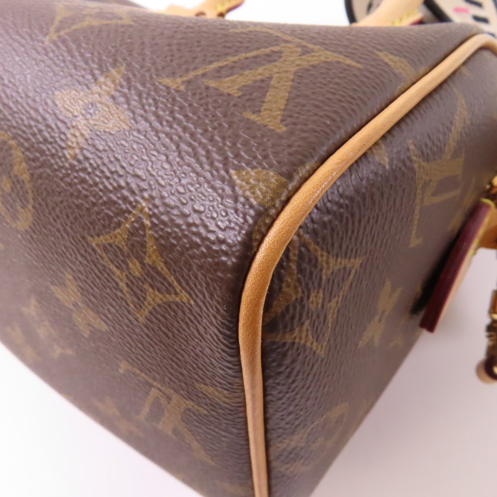 LOUIS VUITTON Monogram Speedy Bandouliere 20 Bag金扣手挽肩背兩用袋啡色