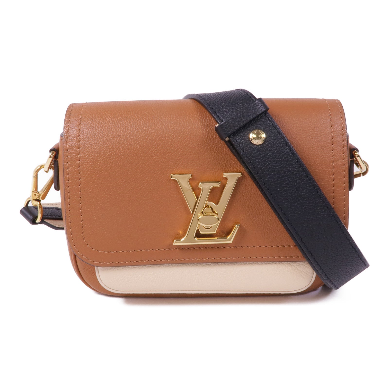 LOUIS VUITTON 牛皮皮革Lockme Tender金扣肩背袋