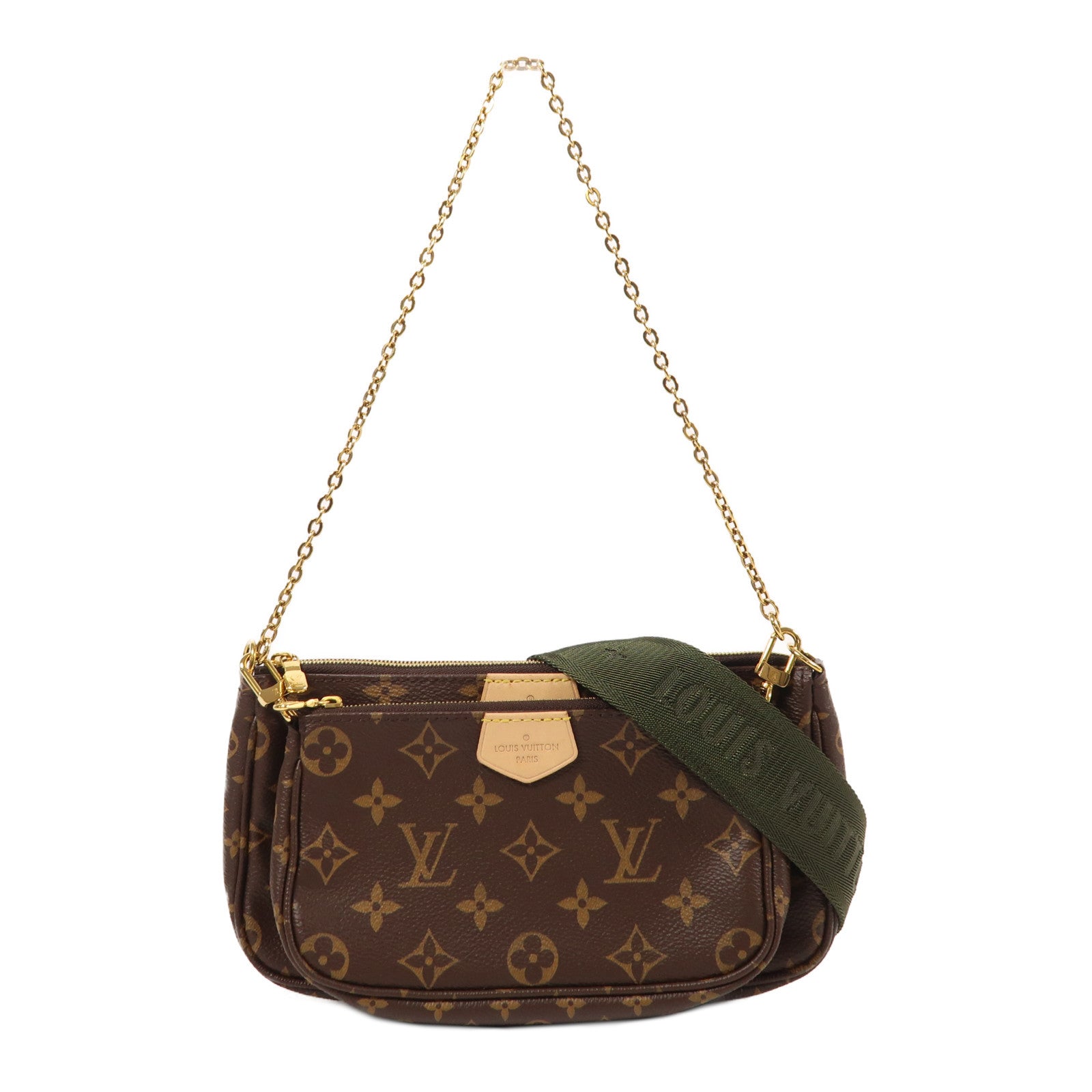 LOUIS VUITTON Monogram Multi Pochette Accessoires金扣肩背袋