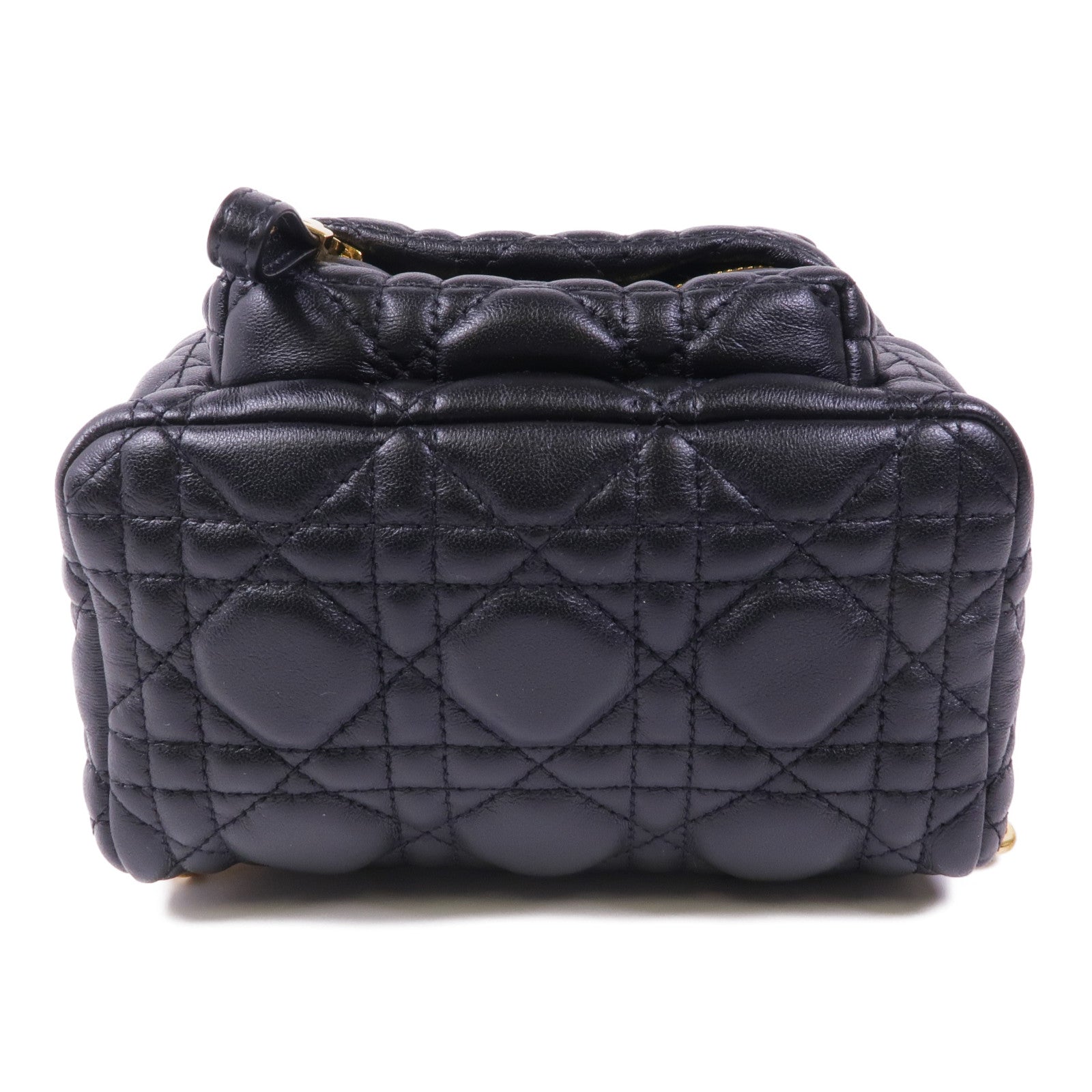 Dior 羊皮皮革Backpack金扣背包