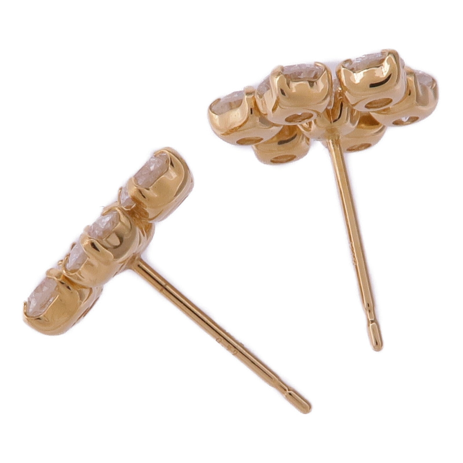 JEWELRY 18K黃金Diamond Earrings鑽石耳環