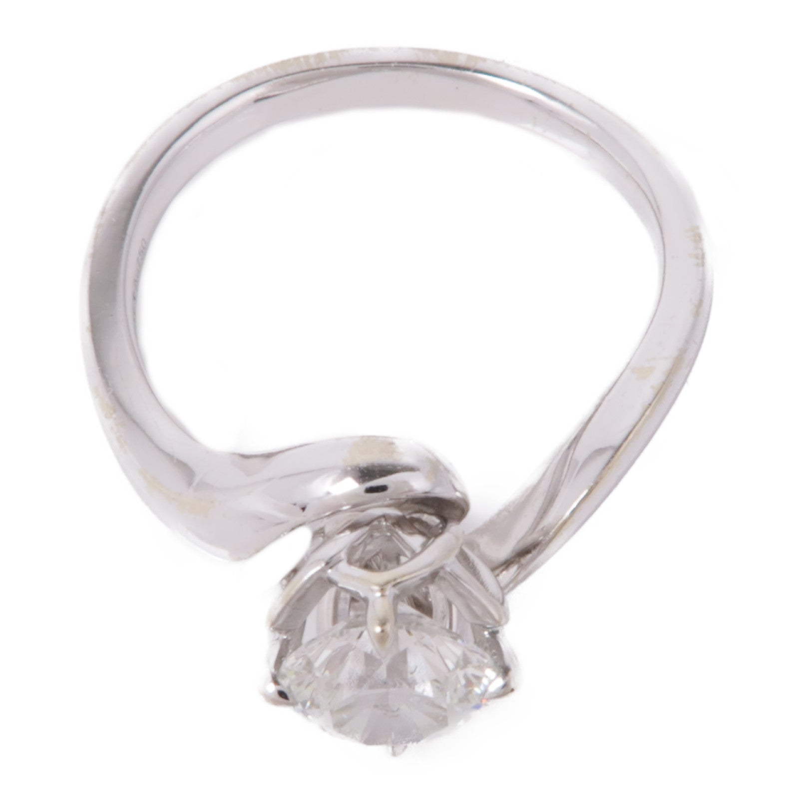 JEWELRY 【激減優惠】18K白金Diamond Ring鑽石戒指US#7.75