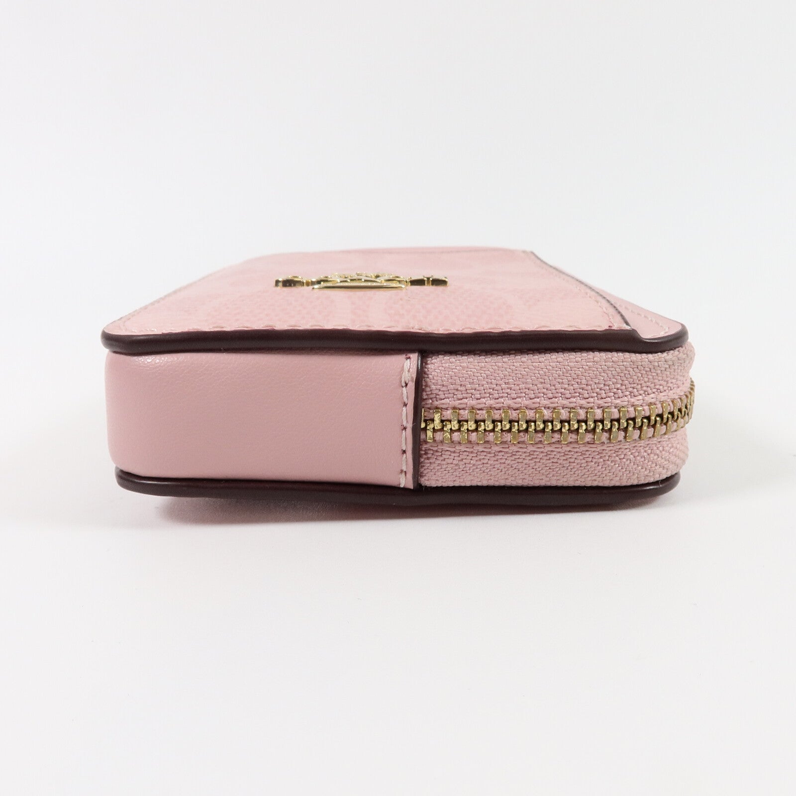 COACH 塗層帆布Zip Card Case卡片套