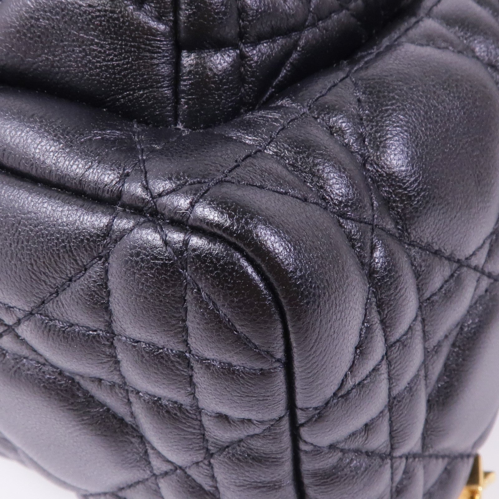 Dior 羊皮皮革Backpack金扣背包