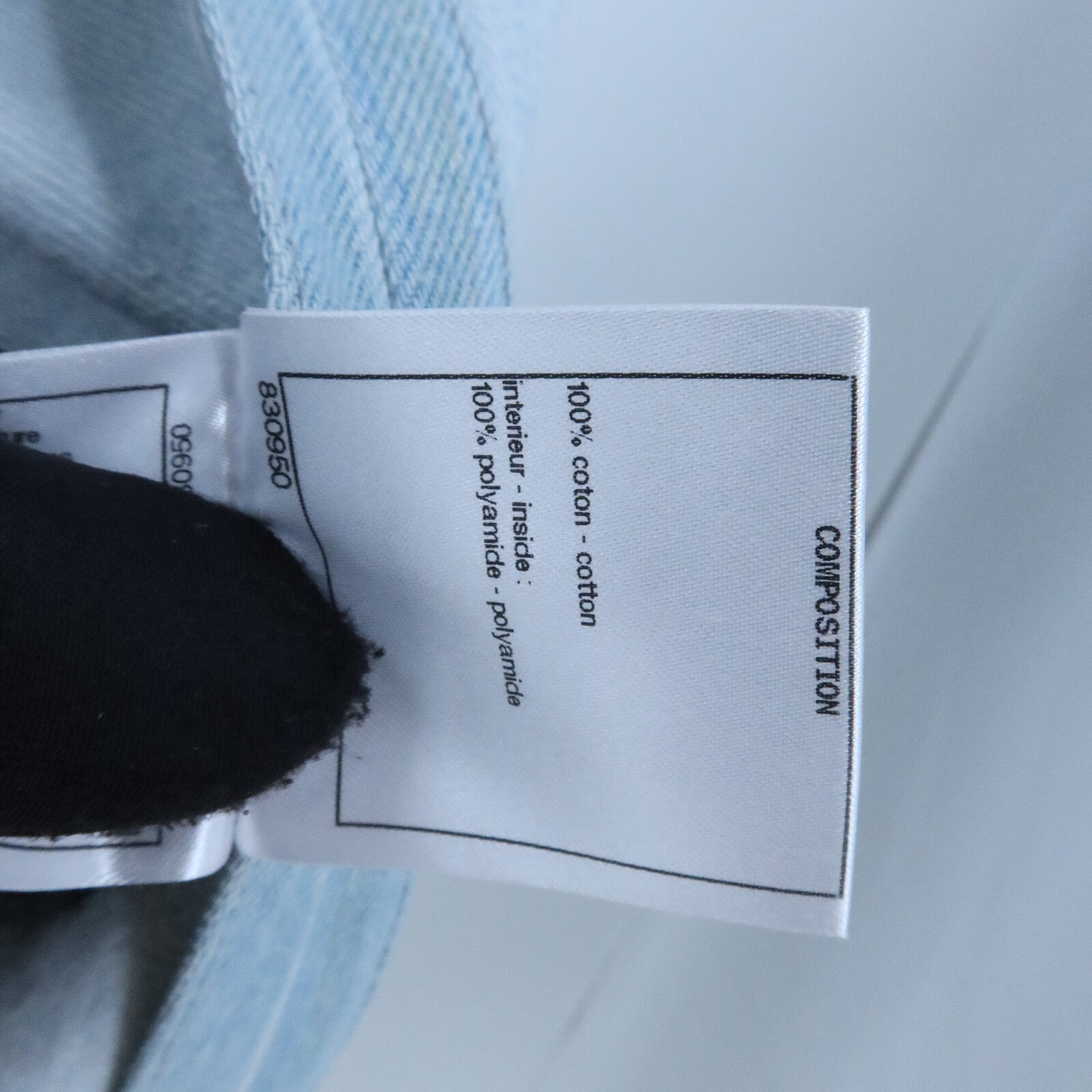 CHANEL Cotton Denim Jacket