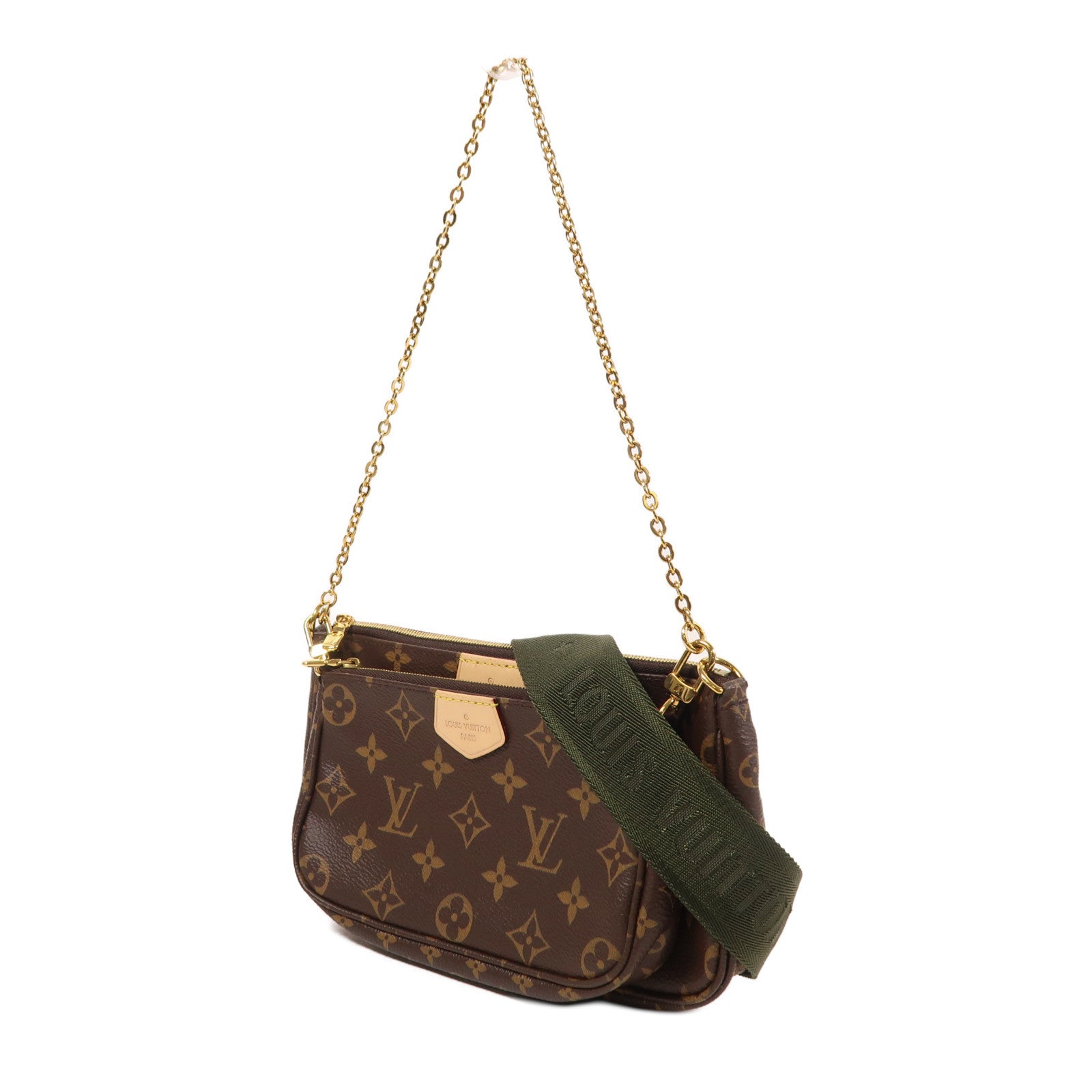 LOUIS VUITTON Monogram Multi Pochette Accessoires金扣肩背袋