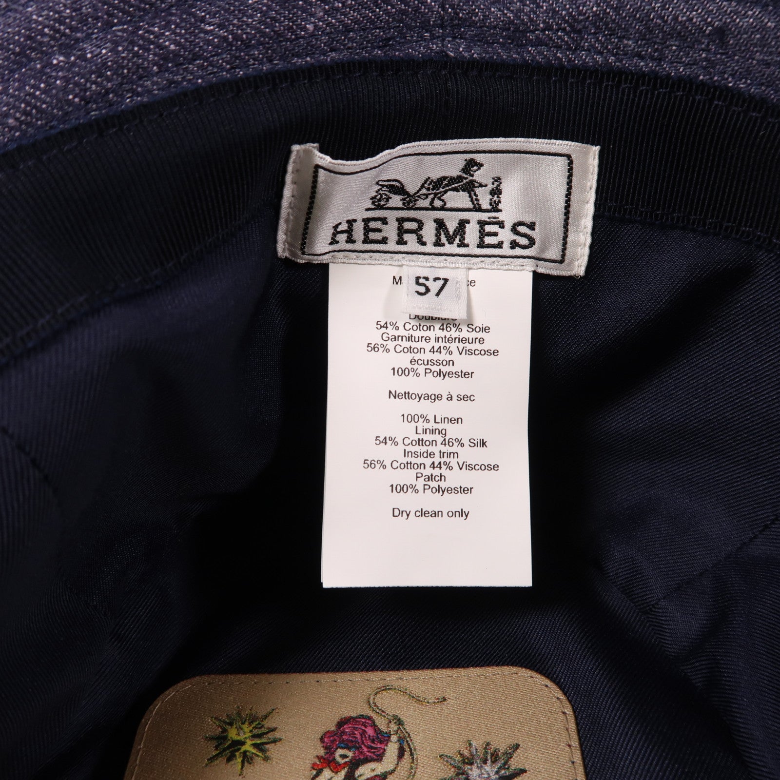 HERMES 牛仔布Calvi Milano Bucket Hat帽子57 – Brand Off Hong