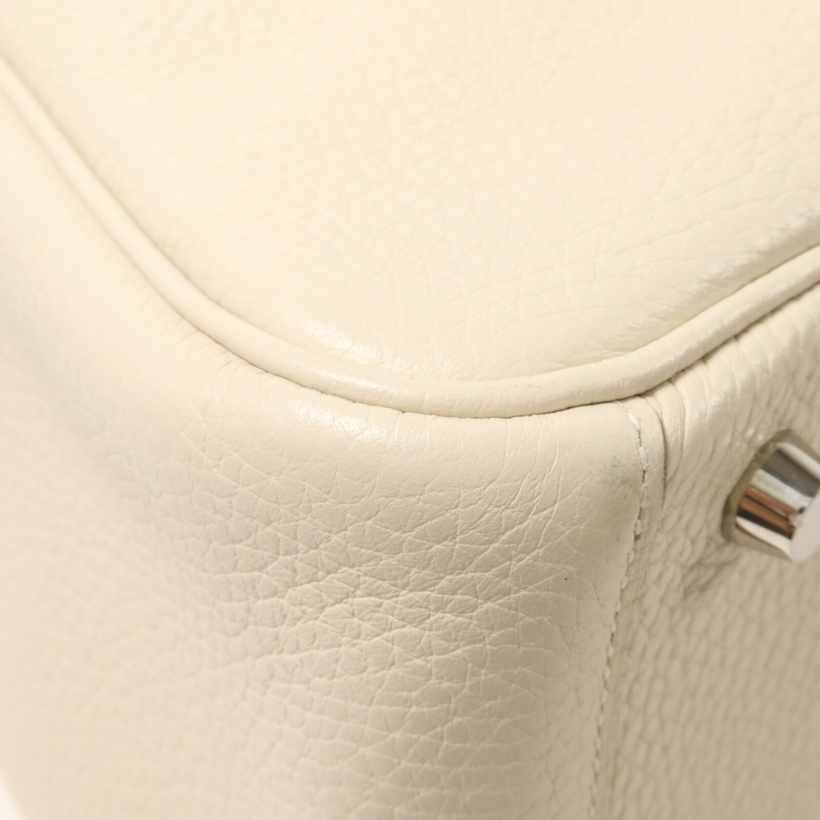 HERMES Clemence皮革Lindy 26手挽肩背兩用袋Beton