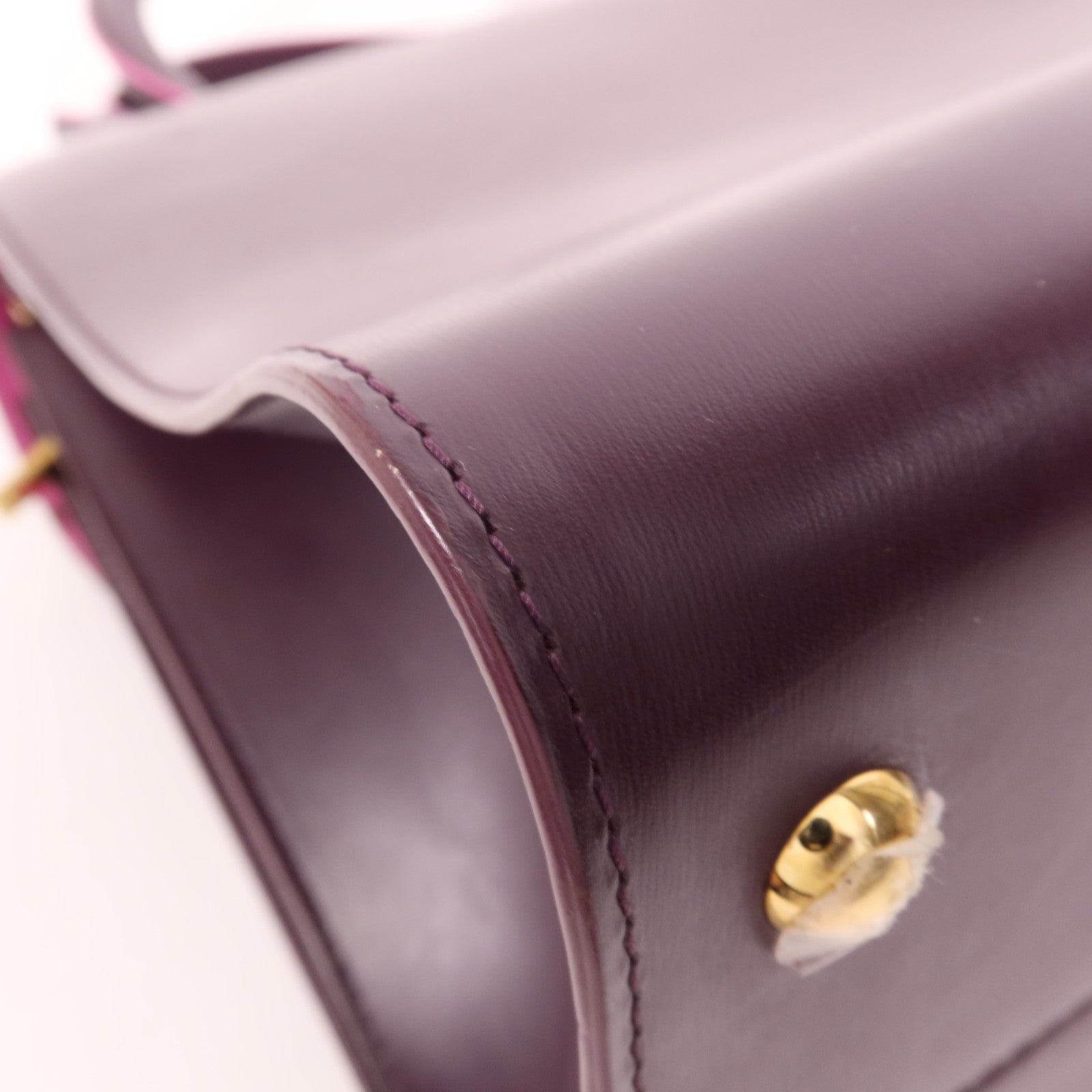 Delvaux 牛皮皮革Brillant MM金扣手挽肩背兩用袋