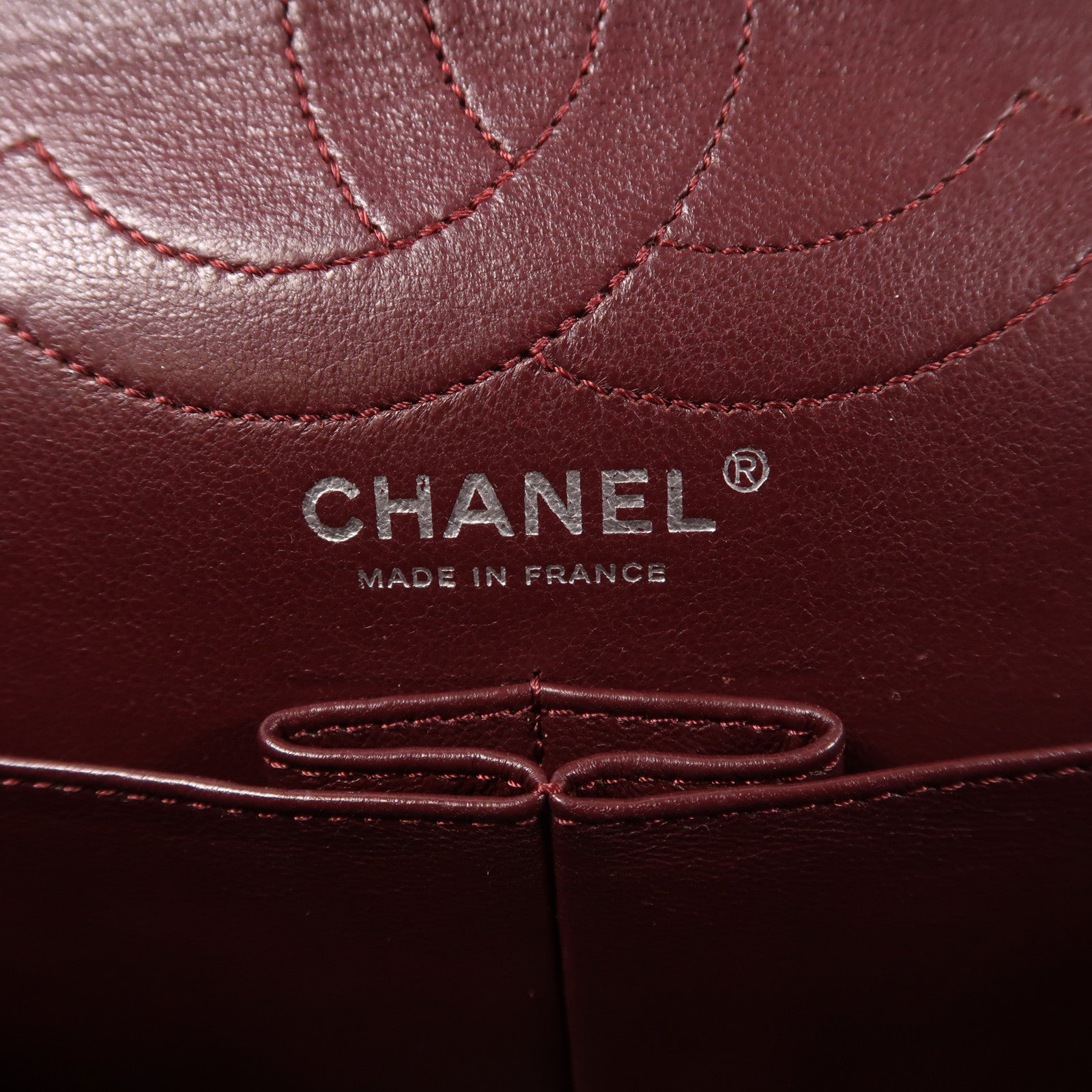 CHANEL 牛皮皮革2.55鏈帶肩背袋