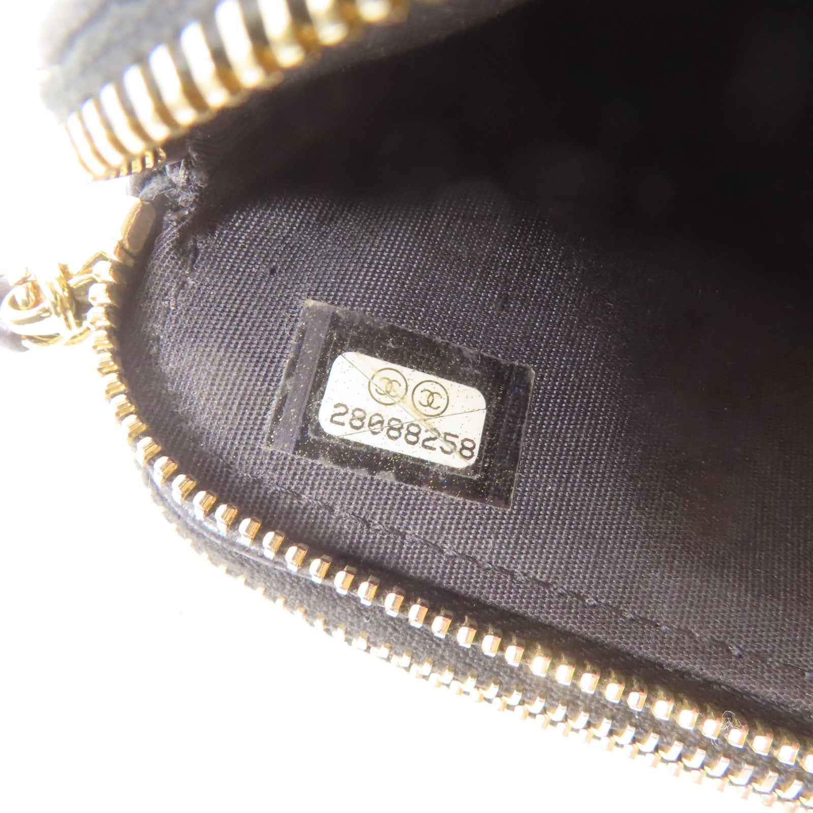 CHANEL 羊皮皮革Chain Shoulder Bag金扣鏈帶肩背袋黑色