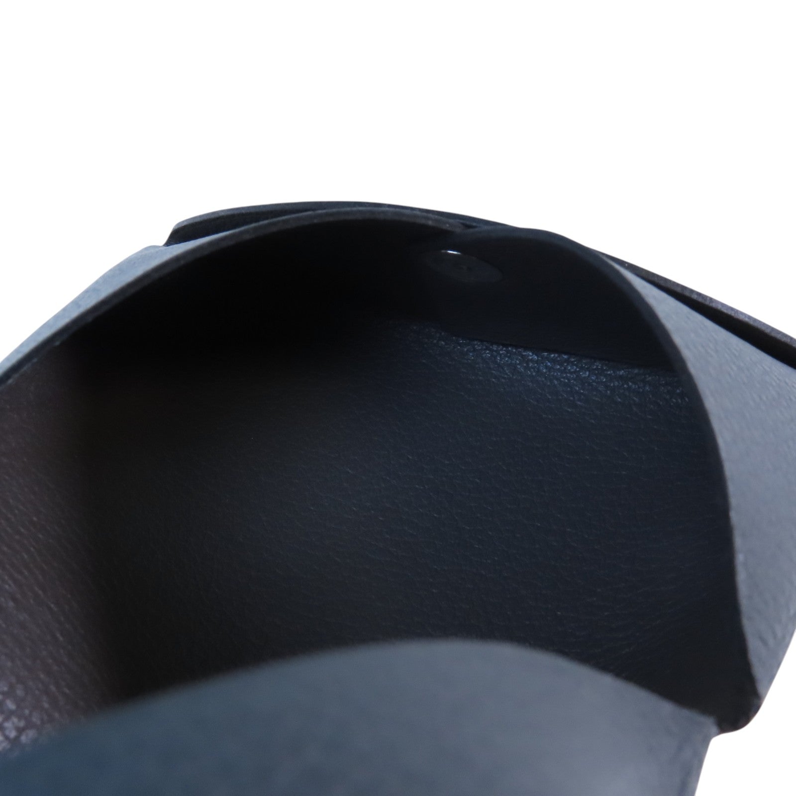 HERMES Evercolor皮革Calvi Card Case銀扣卡套