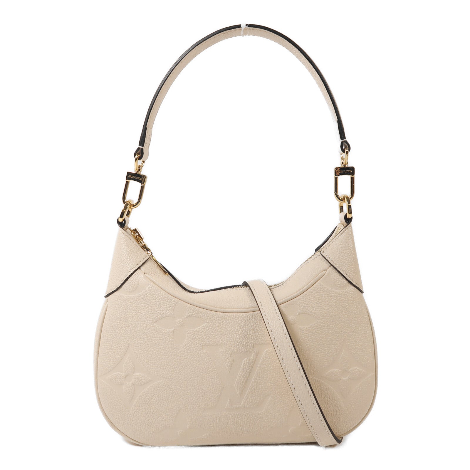 LOUIS VUITTON Monogram Empreinte Bagatelle MM金扣手挽肩背兩用袋