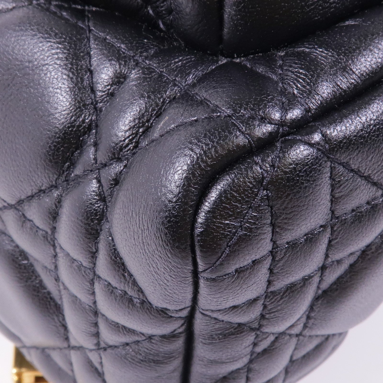 Dior 羊皮皮革Backpack金扣背包