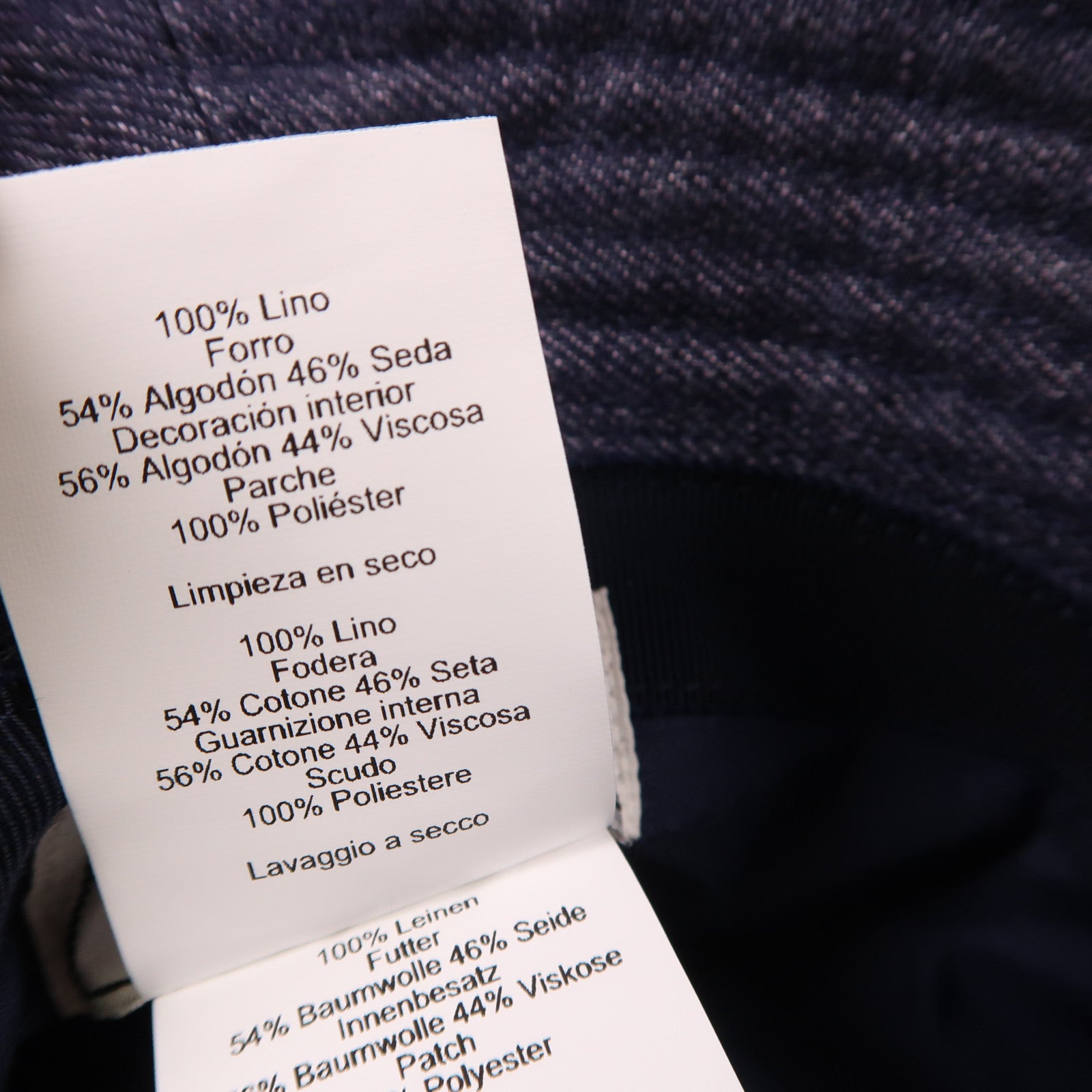 HERMES Calvi Milano Bucket Hat Denim